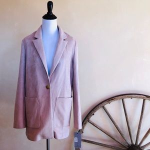 MARC NEW YORK Blush Pink Micro Fiber Jacket
NEW!!!